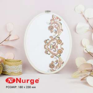 П'яльця Nurge овальні каучукові з підвісом 230-9 (180х230 мм.)